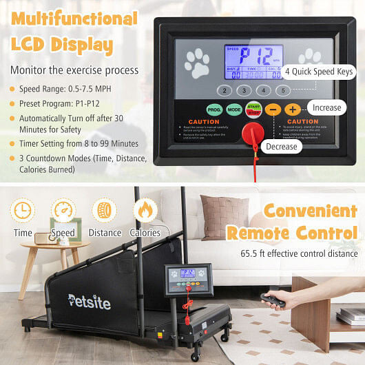 Indoor Pet Exercise Equipment with Remote Control-4