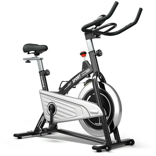Indoor Exercise Cycling Bike with Heart Rate and Monitor-0