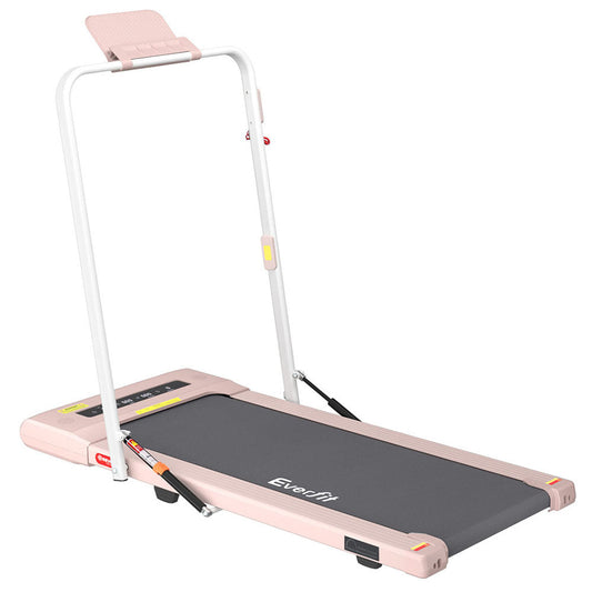 NNEDSZ Treadmill Electric Walking Pad Under Desk Home Gym Fitness 400mm Pink-0