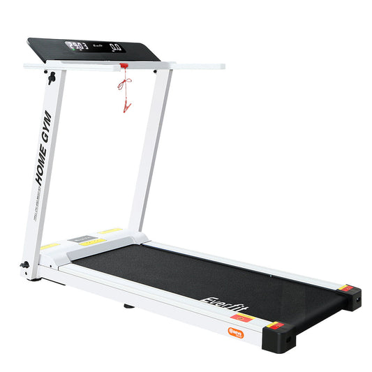 NNEDSZ Treadmill Electric Home Gym Fitness Exercise Fully Foldable 450mm White-0